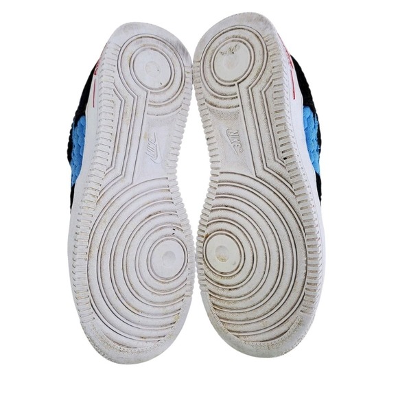 Nike AF1 LV8 GS Low Sneakers Shoes Youth 4.5 Y Womens 6 Blue Black White - Picture 12 of 13